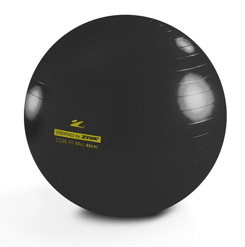【即納】【数量限定カラー】 HOME GYM ZIVA ジーヴァ アンチバースト コアフィットボール 65cm ブラック ZES-CFCB-0065<br>ジョンソン ホライゾンフィットネス HORIZON FITNESS 送料無料
