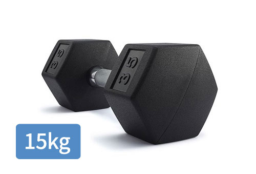 【メーカー在庫限り】★送料無料★ HOME GYM ZIVA ジーヴァ ヘキサ ラバーダンベル 15kgx2本セット ZES-RHDB-0452<br>ジョンソン ホライゾンフィットネス 【代引き不可】 HORIZON FITNESS